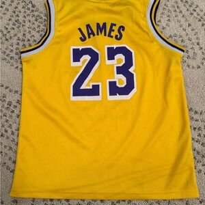 Basketball Jersey with Purple Accents
